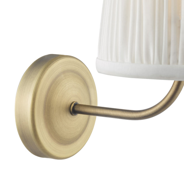 Navarro Rechargeable Wall Light Matt Antique Brass Bracket Only LED