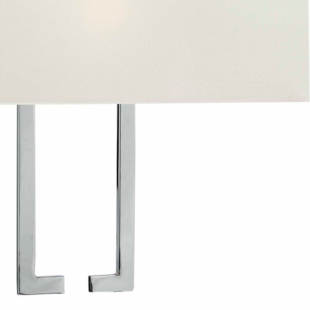 Nile Wall Light Polished Chrome With Shade