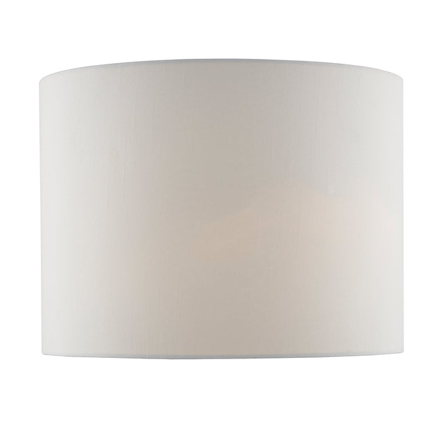 Olalla Ivory Faux Silk Drum Shade 34cm