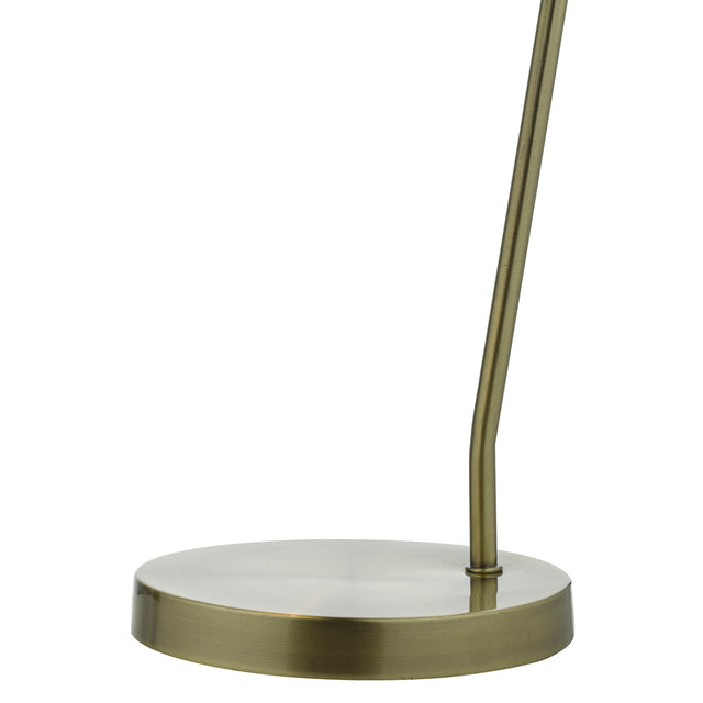 Olly Task Table Lamp Antique Brass Black