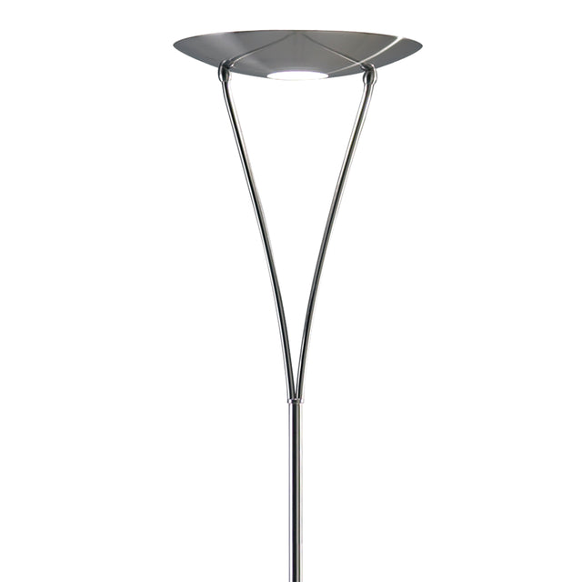 Opus Floor Lamp Satin Chrome