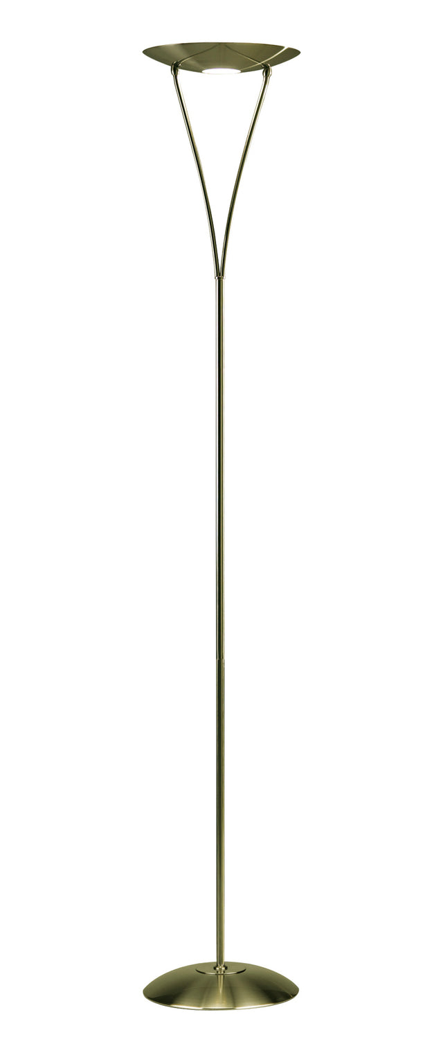 Opus Floor Lamp Antique Brass