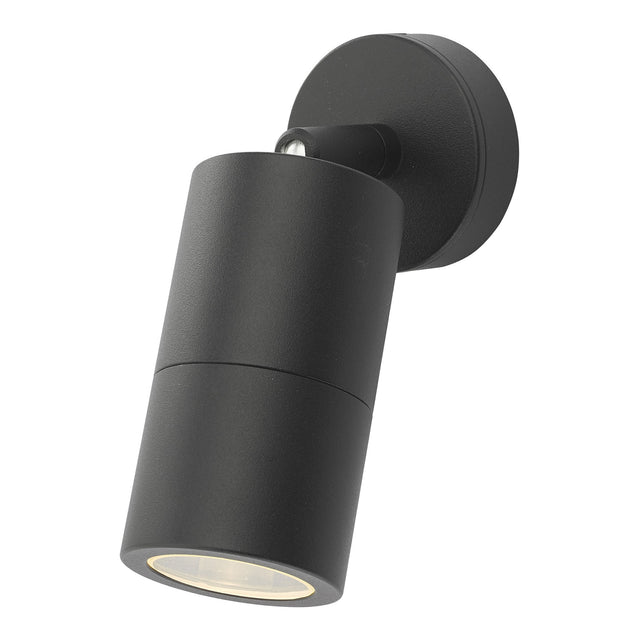 Ortega Outdoor Single Spotlight Matt Black IP65