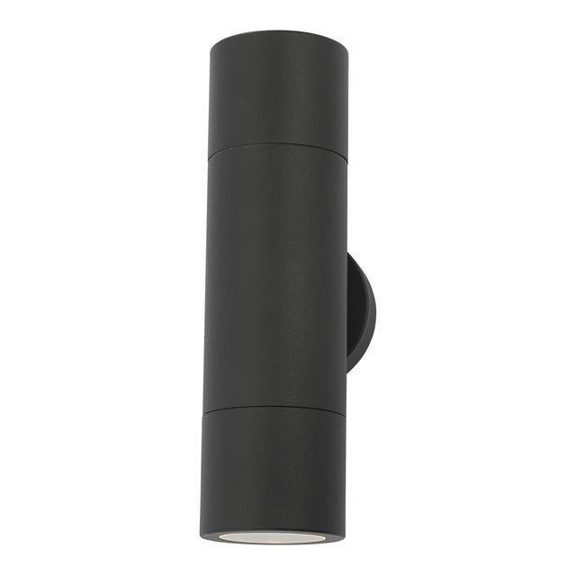 Ortega Outdoor 2 Light Wall Light Matt Black IP65