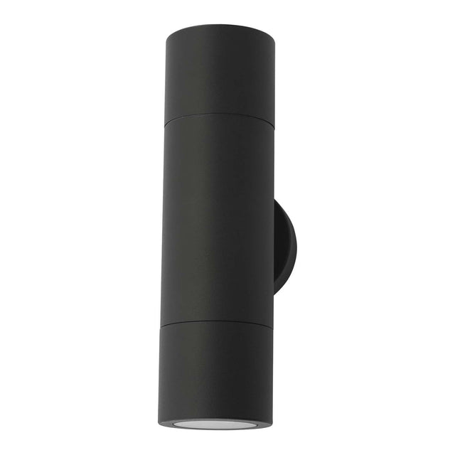 Ortega Outdoor 2 Light Wall Light Matt Black IP65