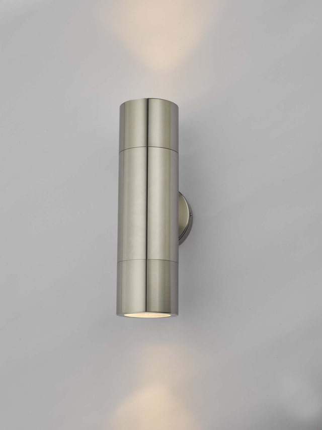 Ortega Outdoor 2 Light Wall Light Aluminium IP65