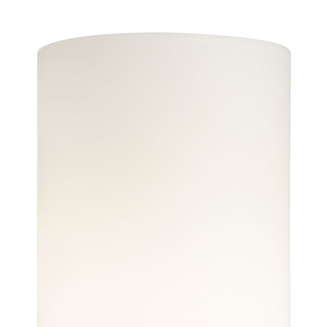 Owen Touch Table Lamp Polished Chrome Opal Glass