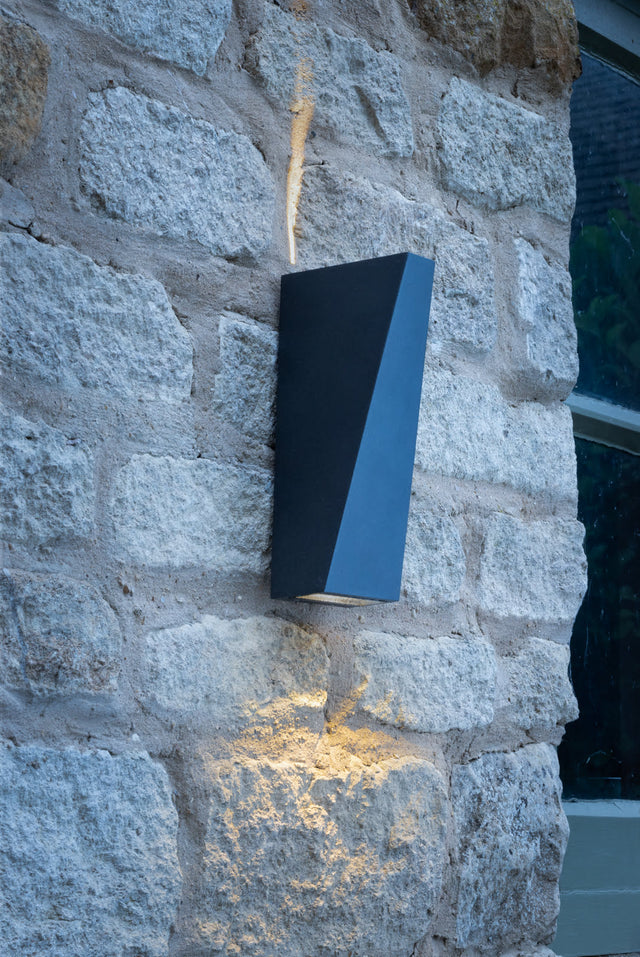 Paco Outdoor 2 Light Wall Light Matt Grey IP65 LED