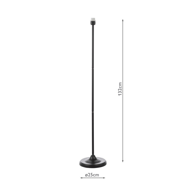 Padme Floor Lamp Matt Black Base Only