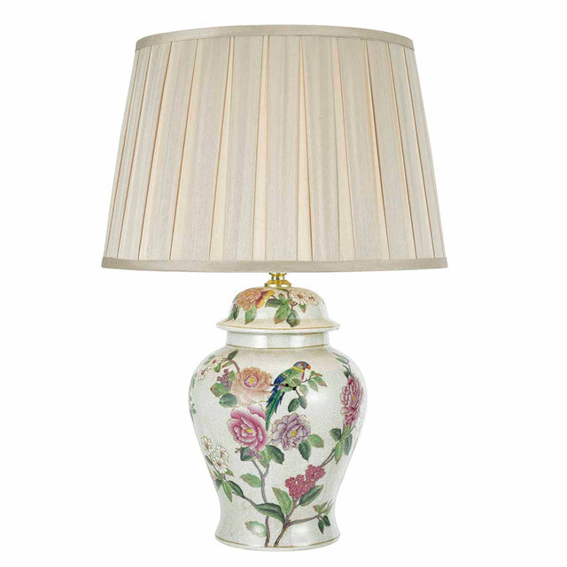 Peony Table Lamp Floral Design Base Only