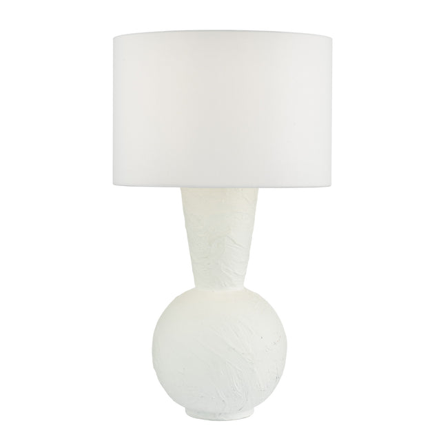 Perla Table Lamp Matt White With Shade