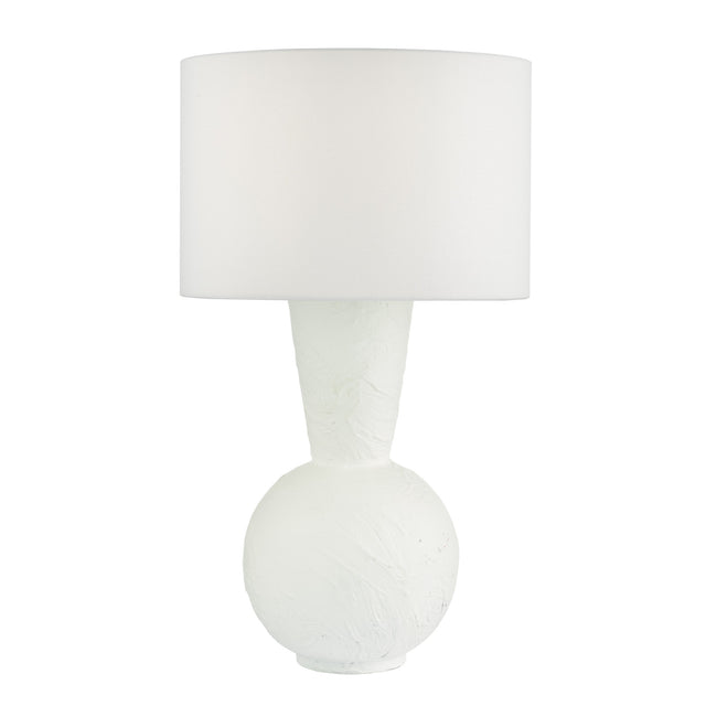 Perla Table Lamp Matt White With Shade