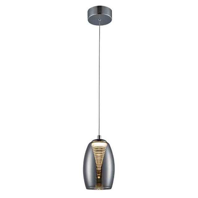 CLEAR GLASS COBE LED PENDANT