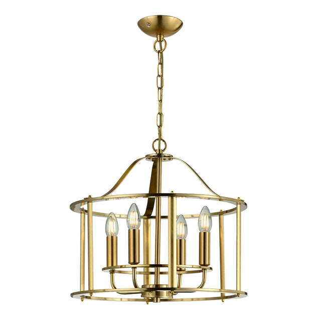 4L ADARE MATT BRASS PENDANT