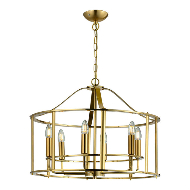 6L ADARE MATT BRASS PENDANT