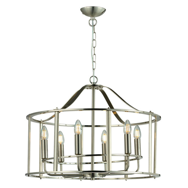 6L ADARE SATIN NICKEL PENDANT