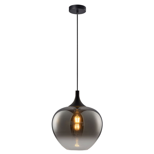 BERKLEY Large GLASS PENDANT (Smoke Glass)