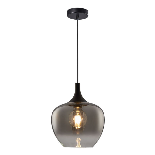 BERKLEY Small GLASS PENDANT (Smoke Glass)