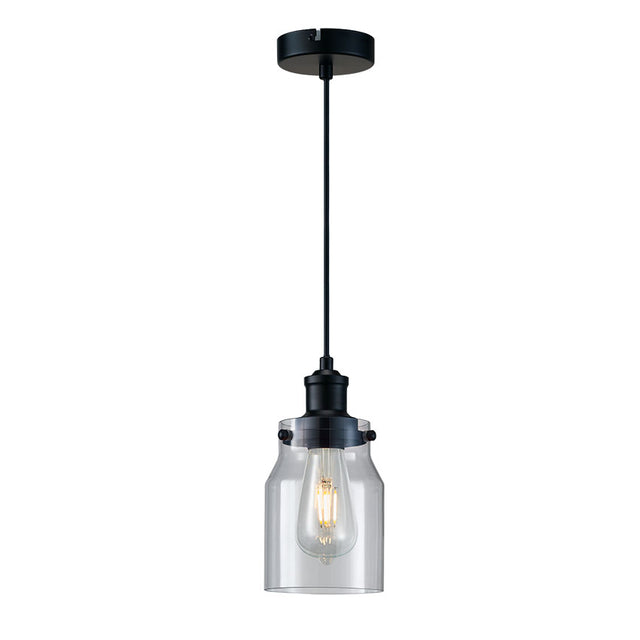 BLACK FINISH APOLO SINGLE PENDANT