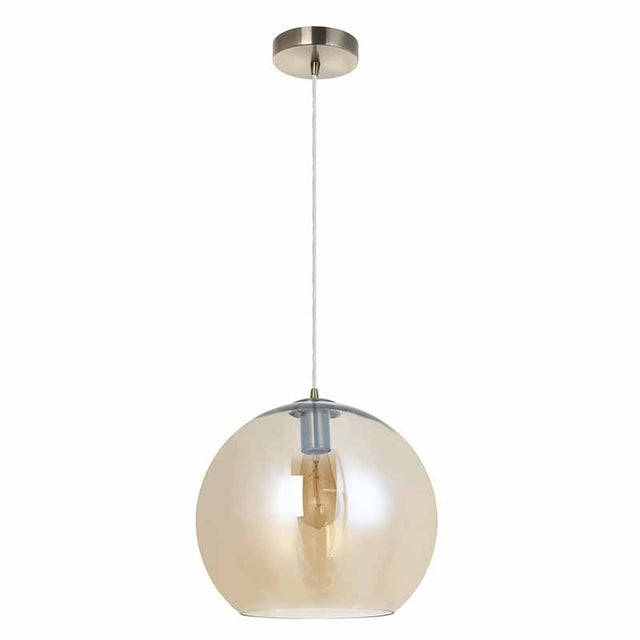 CLEAR GLOBE GLASS PENDANT