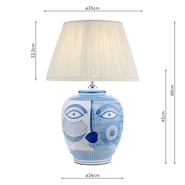 Picasso Table Lamp Ceramic With Shade