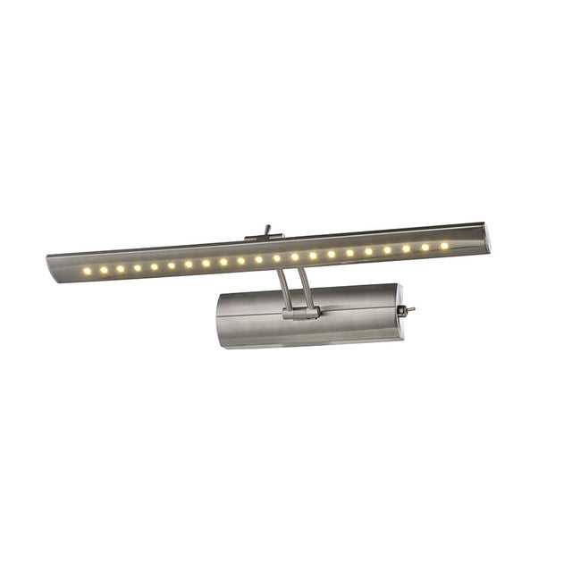 SATIN NICKEL LED PICTURE LIGHT