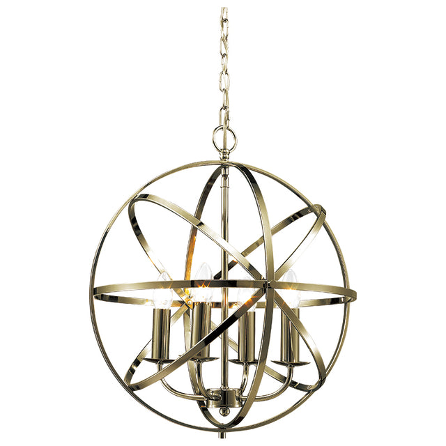 ANTIQUE BRASS BESCA ROUND PENDANT