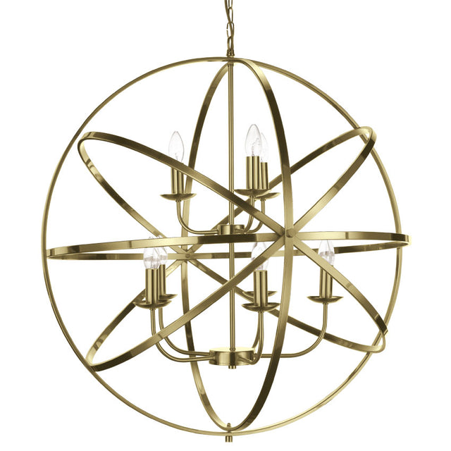 5+3L ANTIQUE BRASS BESCA PENDANT