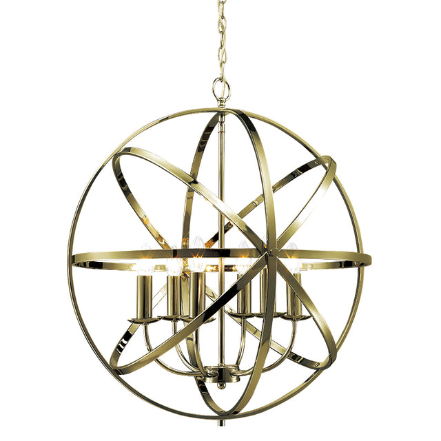 ANTIQUE BRASS BESCA ROUND PENDANT