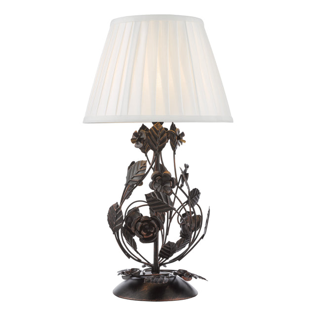 Priscilla Table Lamp Black/Bronze Base Only