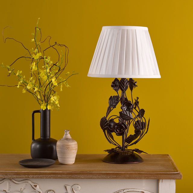 Priscilla Table Lamp Black/Bronze Base Only