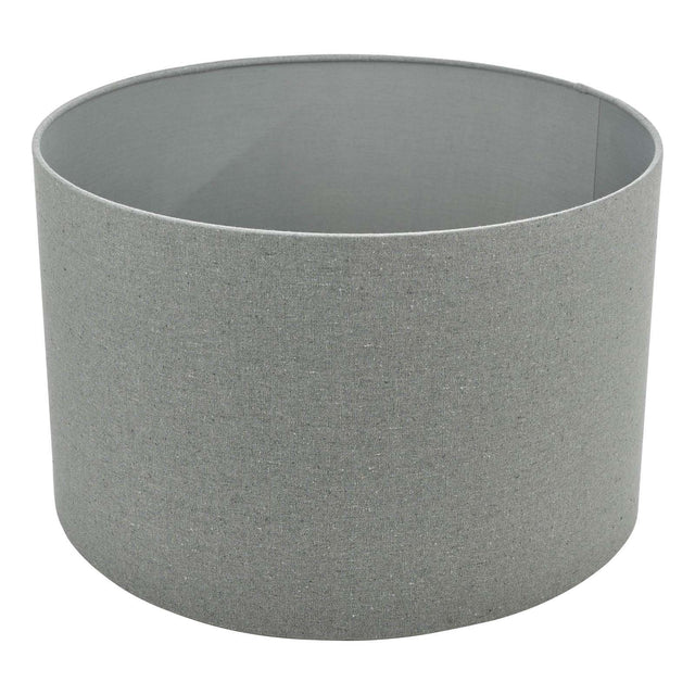 Pyramid Grey Linen Drum Shade 35cm