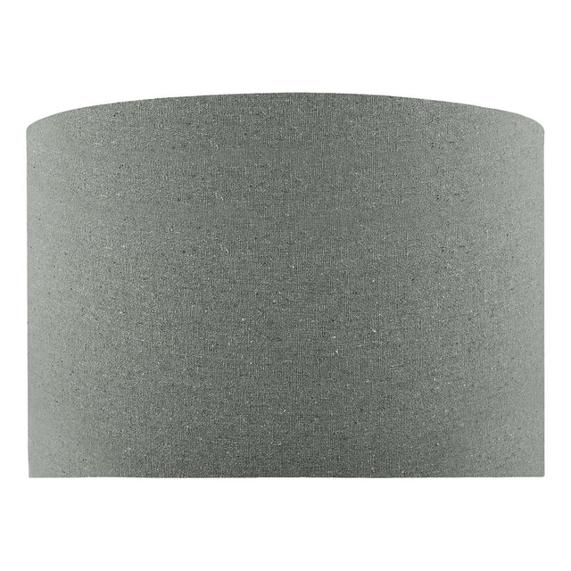 Pyramid Grey Linen Drum Shade 35cm