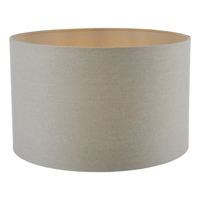 Pyramid Grey Linen Drum Shade 40cm