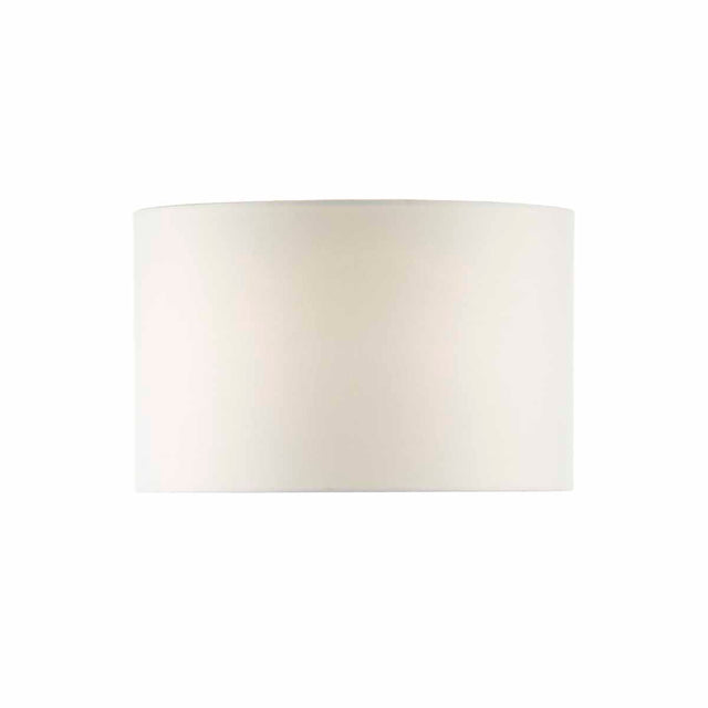 Pyramid White Linen Drum Shade 46cm