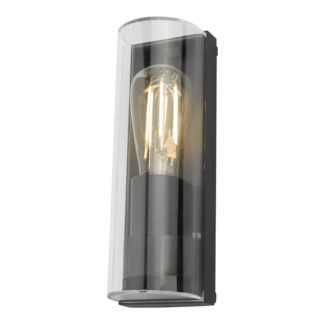 Quenby Outdoor Wall Light Matt Grey Acrylic IP65