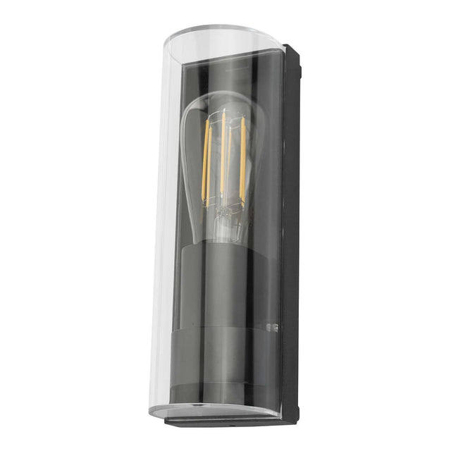 Quenby Outdoor Wall Light Matt Grey Acrylic IP65