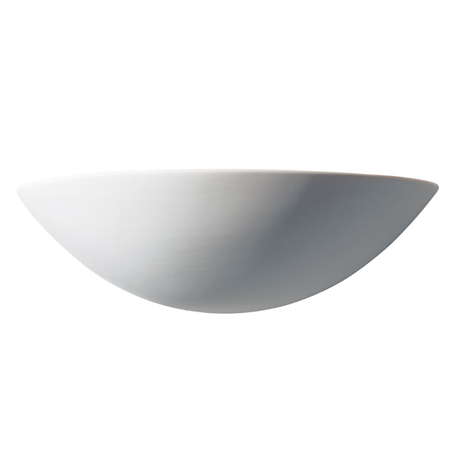 Radius Ceramic Wall Washer White Unglazed