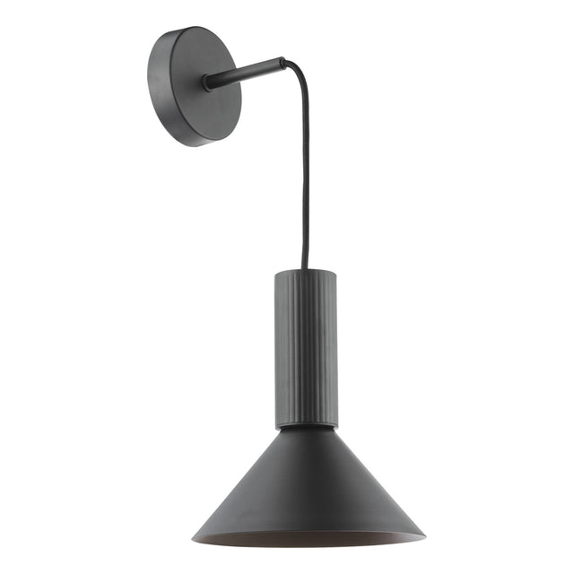 Ragnar Pendant/Wall Light Satin Black