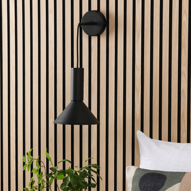 Ragnar Pendant/Wall Light Satin Black