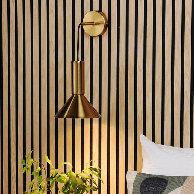 Ragnar Pendant/Wall Light Natural Brass