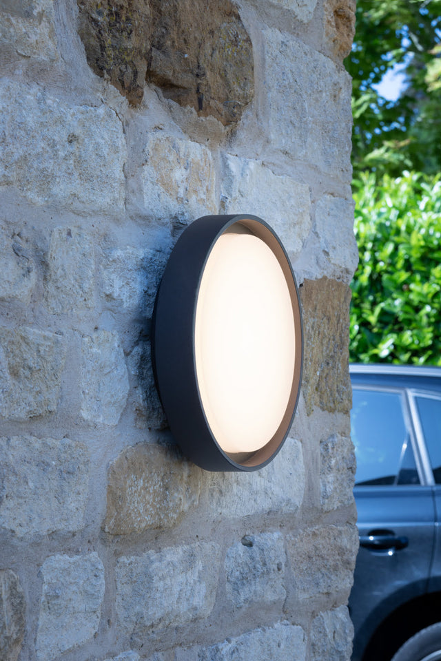 Ralph Large Outdoor Wall Light Anthracite IP65 LED