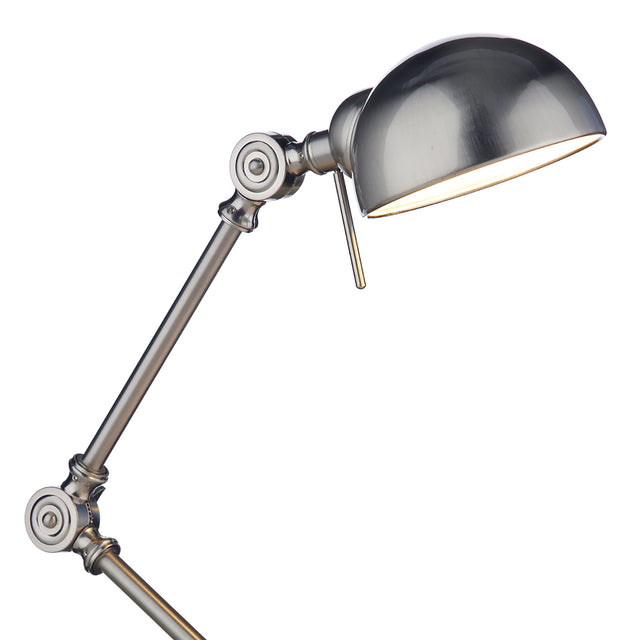 Ranger Task Table Lamp Satin Chrome