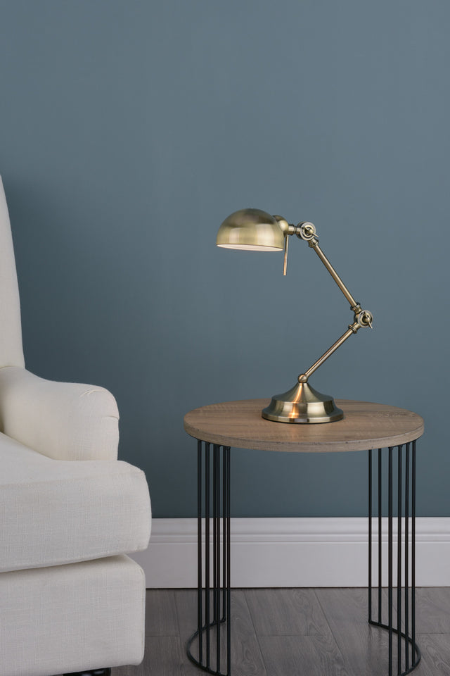 Ranger Task Table Lamp Antique Brass