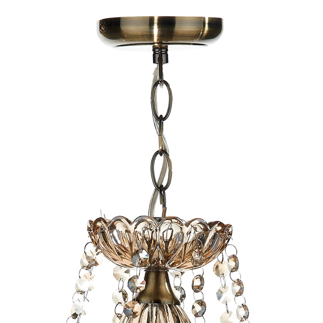 Raphael 8 Light Chandelier Champagne Crystal