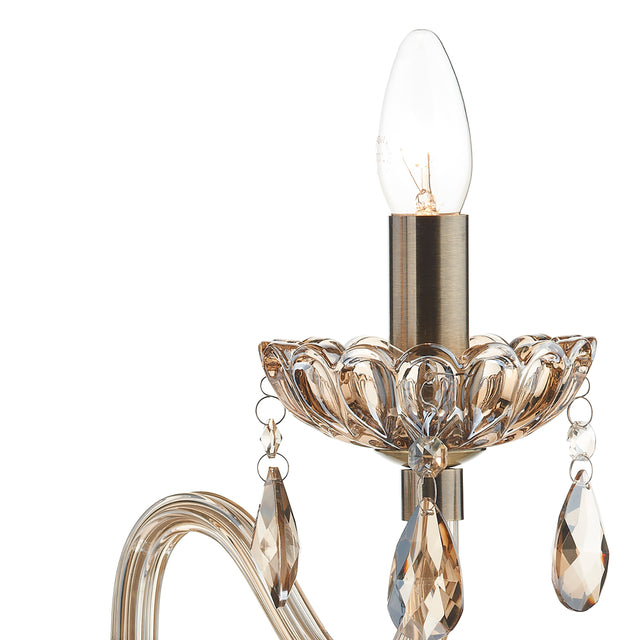 Raphael Double Wall Bracket Champagne Crystal