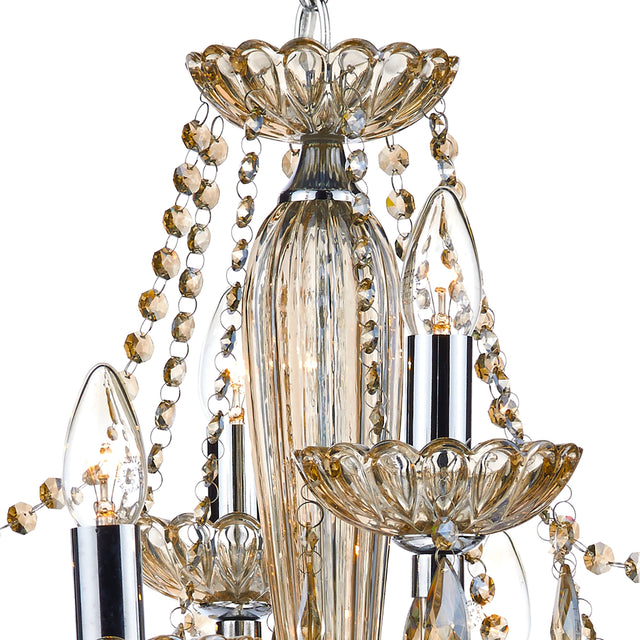 Raphael 12 Light Chandelier Champagne Crystal