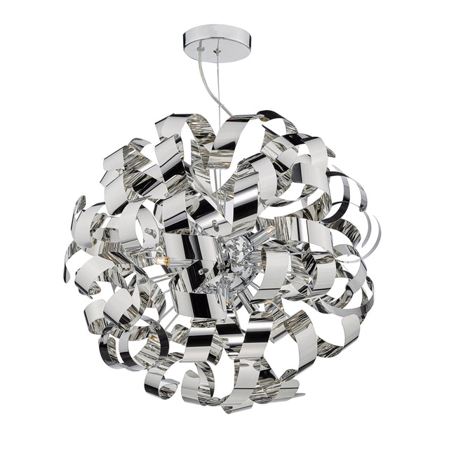 Rawley 9 Light Pendant Polished Chrome