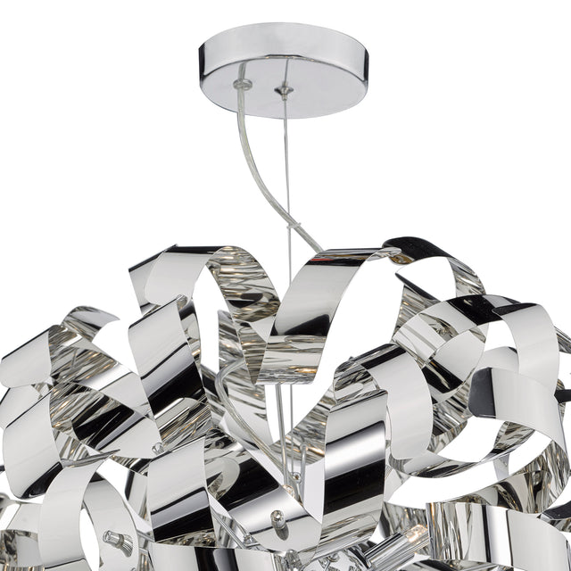 Rawley 9 Light Pendant Polished Chrome