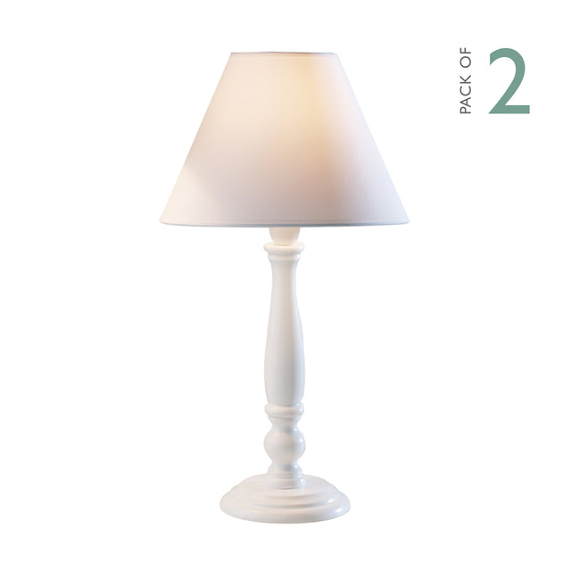 Regal Small Table Lamp White With Shade